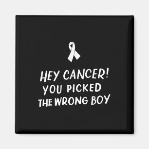 Cancer, du plockade fel pojkbarnkanin magnet