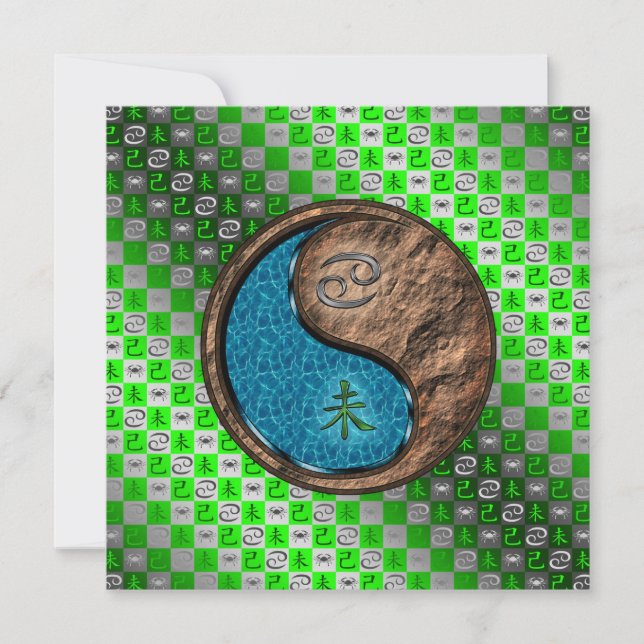 Cancer & Earth Goat Kort (Framsida)