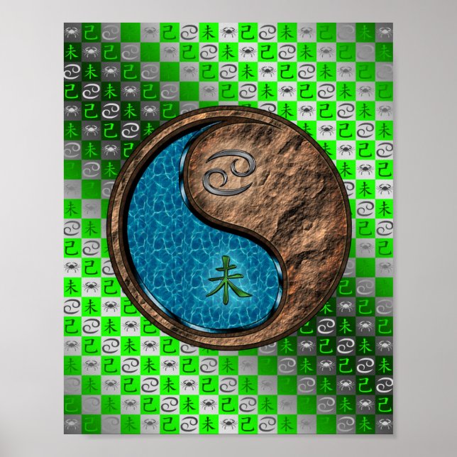 Cancer & Earth Goat Poster (Framsidan)