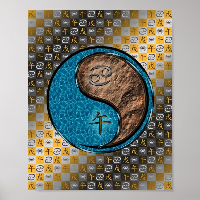 Cancer & Earth Horse Poster (Framsidan)