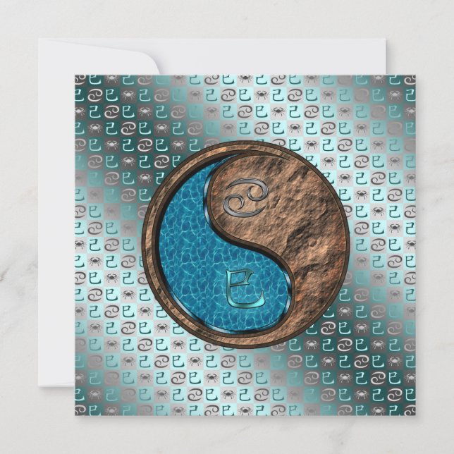 Cancer & Earth Snake Kort (Framsida)