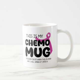 Cancer Encouragement Gift, det här är mitt chemo Kaffemugg