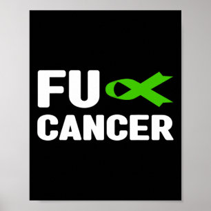 Cancer - Fck Gallgångscancer Medvetenhet 4 Poster