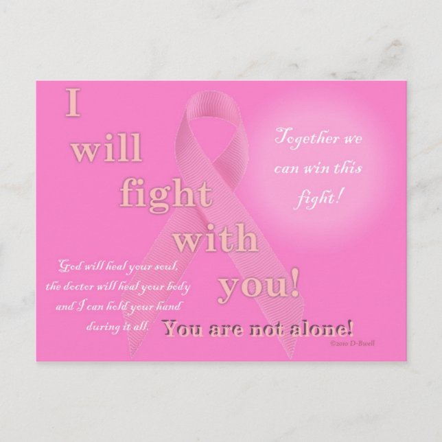 Cancer Fight Vykort (Framsida)