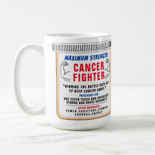 Cancer Fighter Inspirational Gift Coffee Mugg