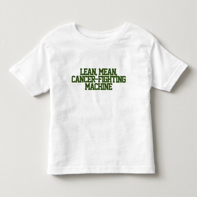 Cancer Fighting Maskin Småbarn T-Shirt (Framsida)