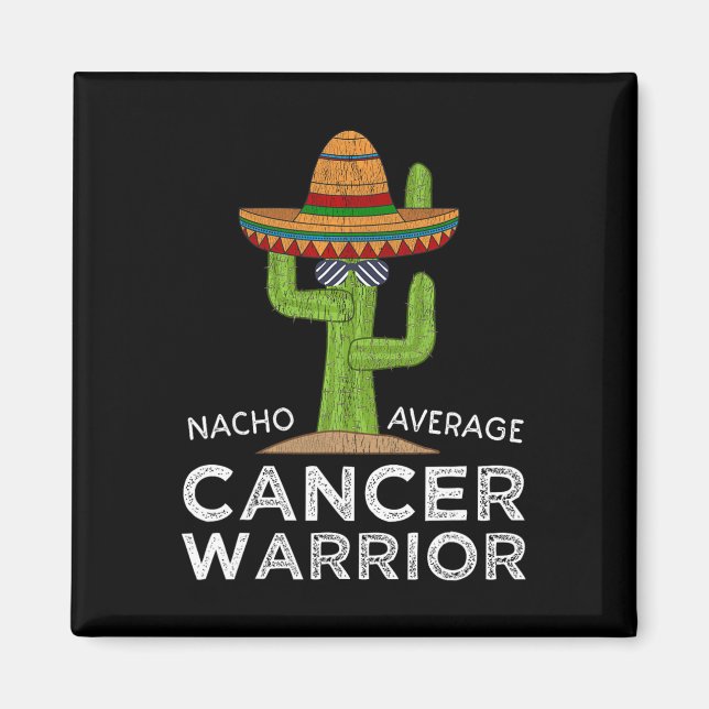Cancer Fighting Support Funny Cancer Fighter Warri Magnet (Framsidan)