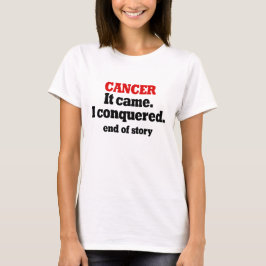 Cancer. Fira fri cancer. Grattis Tee