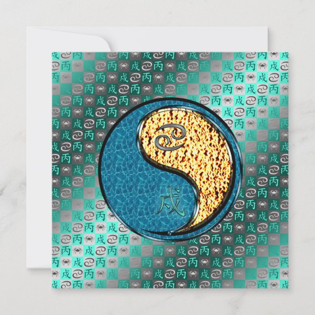 Cancer & Fire Dog Kort (Framsida)