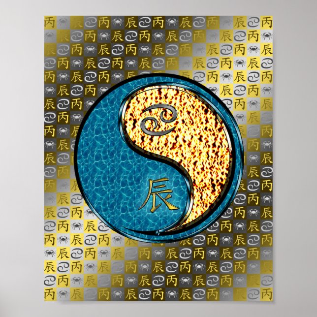 Cancer & Fire Dragon Poster (Framsidan)