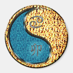 Cancer & Fire Kanin Magnet
