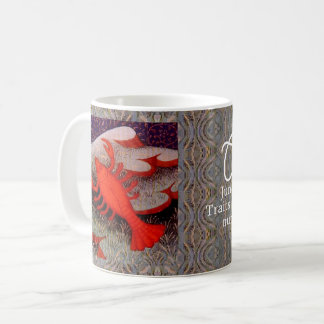 Cancer Födelsedagsfesten Crab Zodiac Sign Kaffemugg