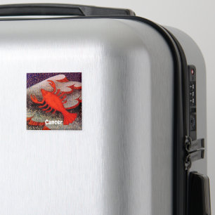 Cancer Födelsedagsfesten Crab Zodiac Sign Magnet