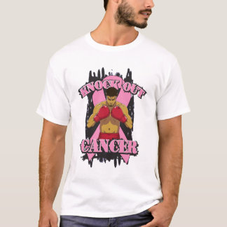Cancer för bröstcancerknackning ut tee shirt
