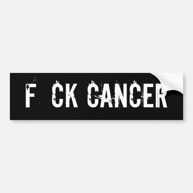 CANCER FÖR F CK BILDEKAL (Framsidan)