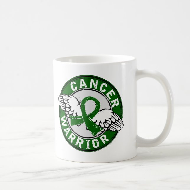 Cancer för krigare14C-lever Kaffemugg (Höger)