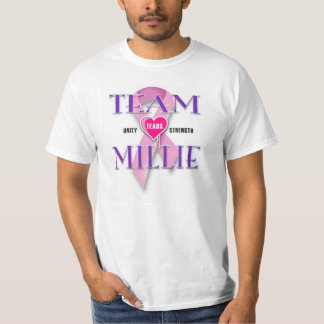 CANCER FÖR LAGET MILLIE GÅR T SHIRT