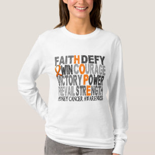 Cancer för njure för hoppordCollage T Shirt