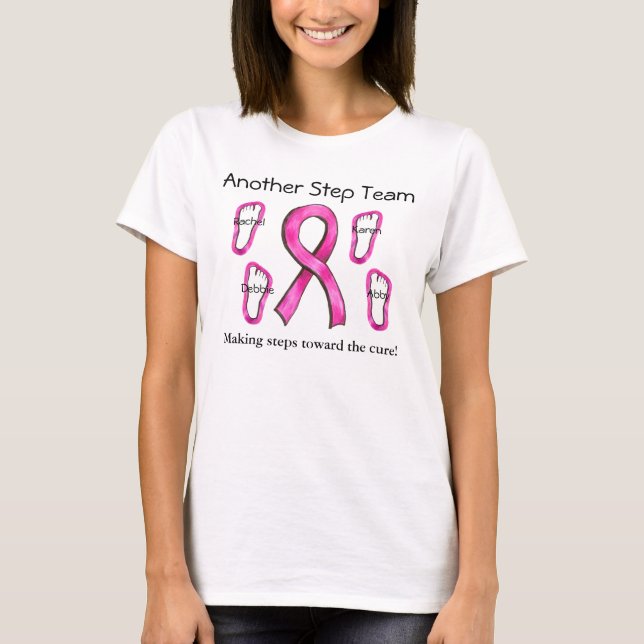 Cancer går lagskjortan t-shirt (Framsida)