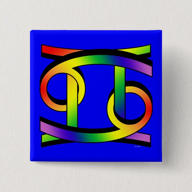 Cancer & Gemini GLBT Knapp (Framsida)