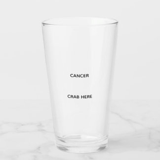 Cancer glass glaskopp
