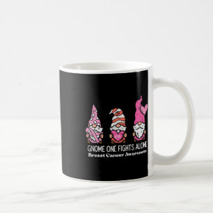 Cancer Gnome One Kämpar Ensam Medvetenhet Kvinnor Kaffemugg
