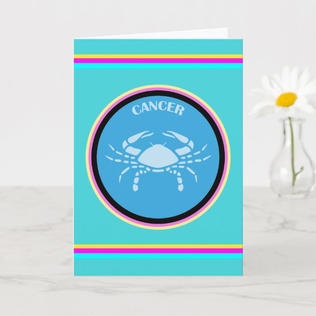 Cancer gratulationskort kort (Liten växt)