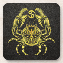 Cancer Guld på läder