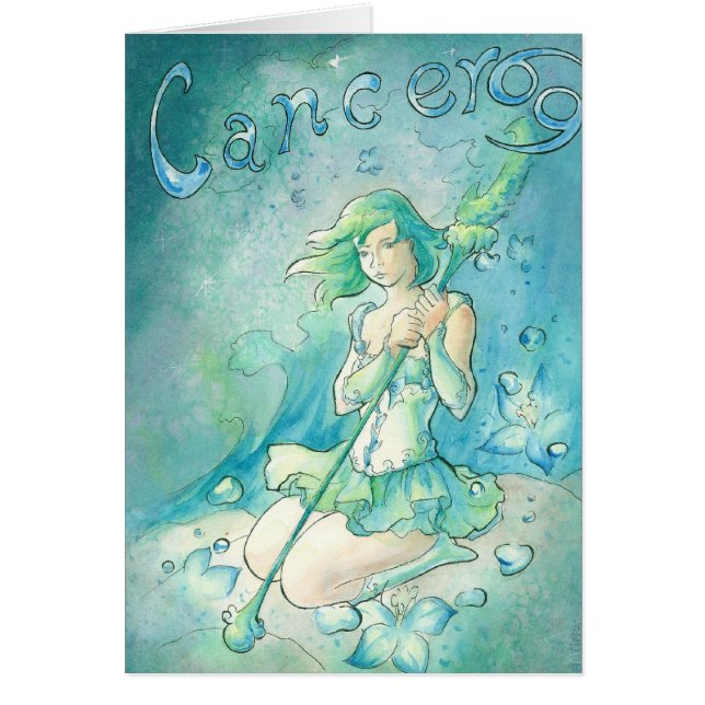 Cancer Hälsningskort (Framsidan)