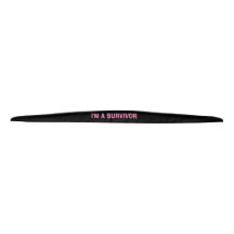 Cancer Hårsnodd Headband Rosa på Black