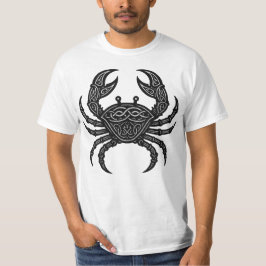 Cancer — Haunted Ink Zodiac Crab T‑Shirt T Shirt