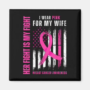 Cancer Hennes Kamp Är Min Kamp Bär Rosa Stöd W Magnet