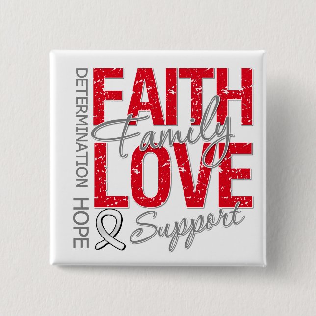 Cancer Inspiring Slogan Collage Lung Cancer Knapp (Framsida)