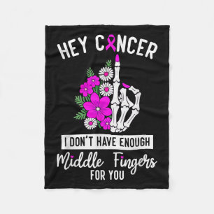 Cancer, jag har inte tillräckligt med Mitten Finge Fleecefilt