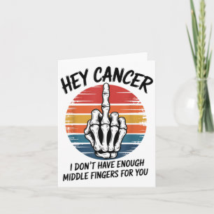 Cancer jag inte har tillräckligt med Mitten Finger Kort