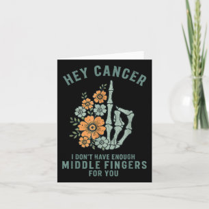 Cancer jag inte har tillräckligt med Mitten Finger Kort
