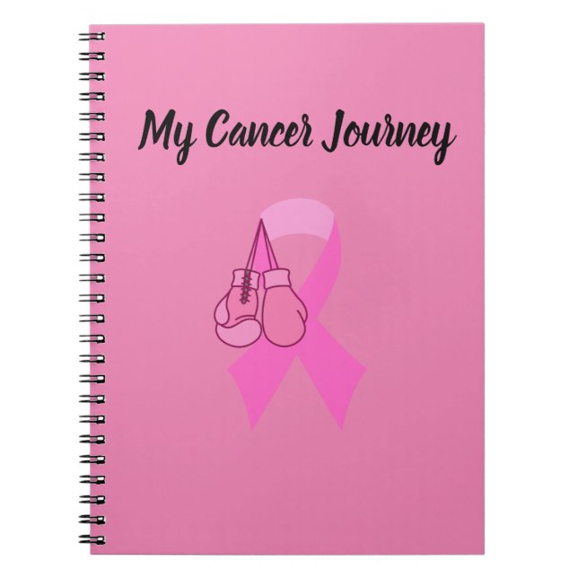 Cancer Journey Notebook Anteckningsbok (Framsidan)