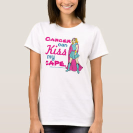 Cancer kan slita min kapade Tecknad Bok T-shirt