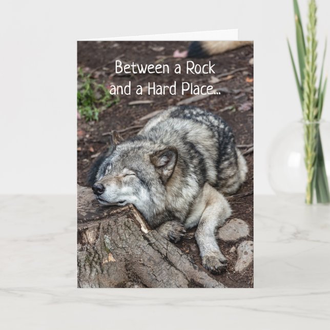 Cancer Känns Som Mellan Berg Och Hård Plats Kort (Framsida)