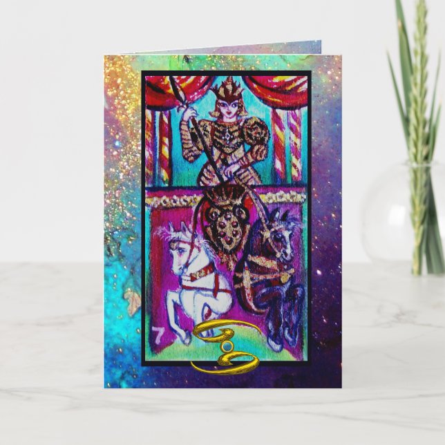 CANCER,KARIOT,TAROT ASTROLOGY ZODIAC BIRTHDAY KORT (Framsida)