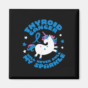 Cancer kommer aldrig att döda min Gnistra Unicorn Magnet