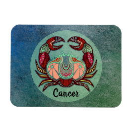 Cancer Kräfta Retro Märke Magnet