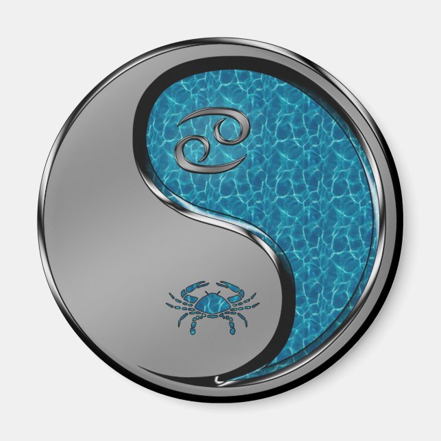 Cancer Kräftan Magnet (Framsidan)
