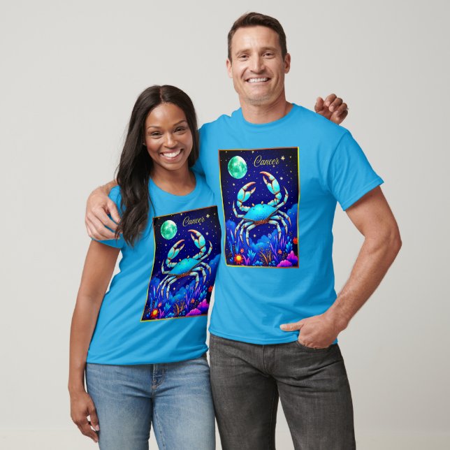 Cancer Kräftan Stjärntecken T Shirt (Unisex)