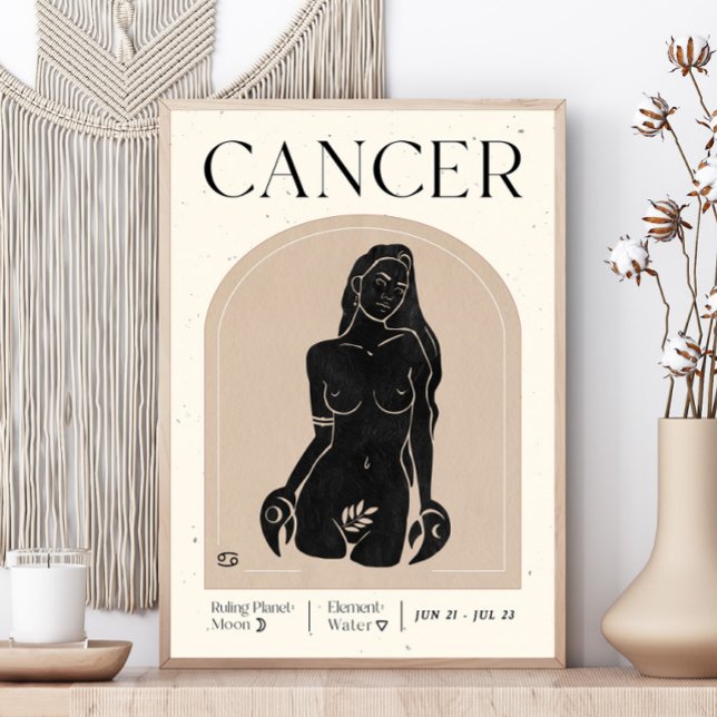 Cancer Kvinnliga Zodiak Poster (Skapare uppladdad)