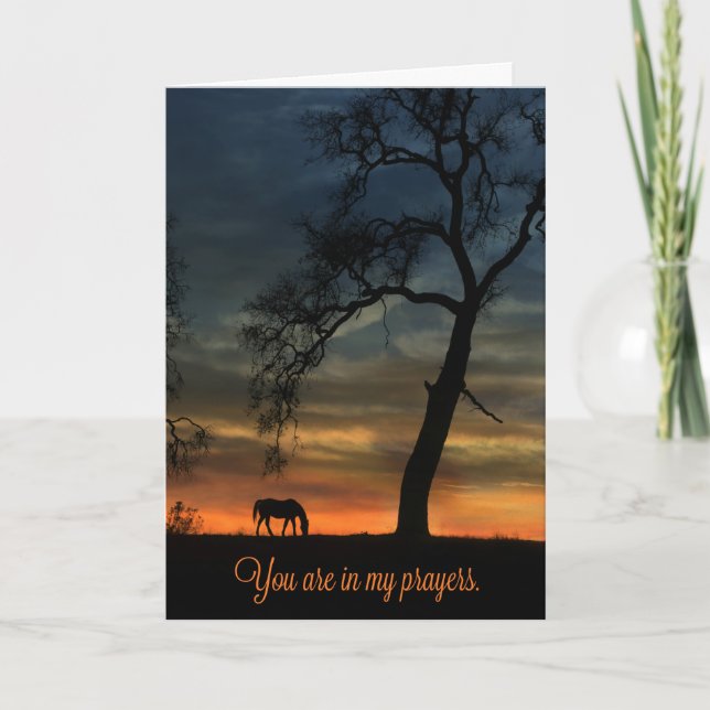 Cancer Må bättre, Du är i mina böner Kort (Framsida)