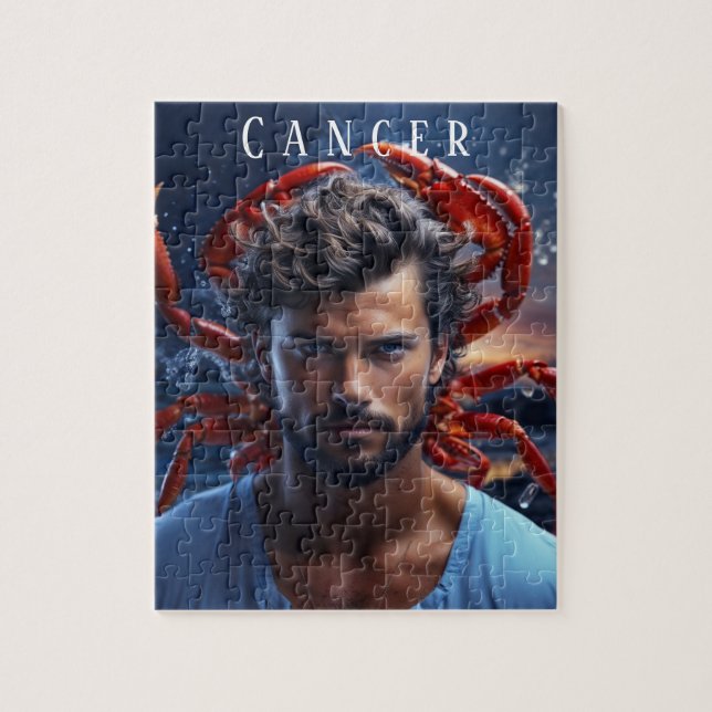 Cancer Male Jigasw Puzzle Pussel (Vertikal)