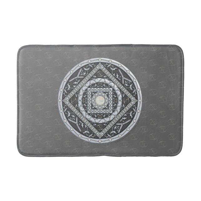 Cancer Mandala Bath Mat Badrumsmatta (Framsidan)