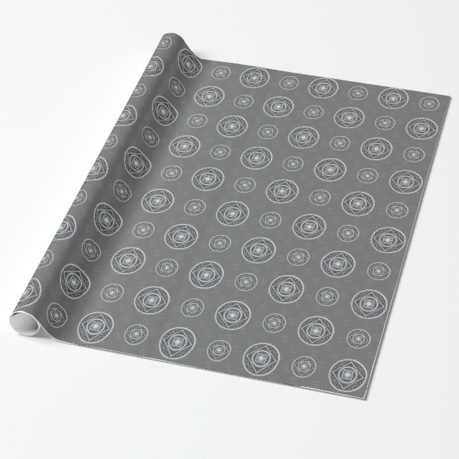 Cancer Mandala Inpackningspapper Presentpapper (Utrullad)