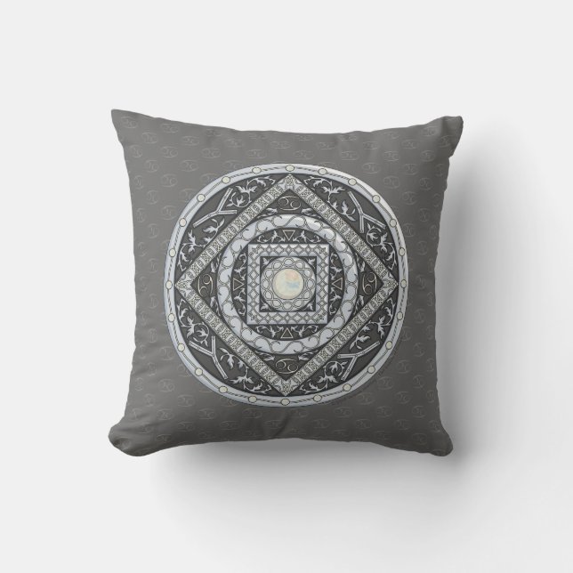 Cancer Mandala Kudde (Framsida)